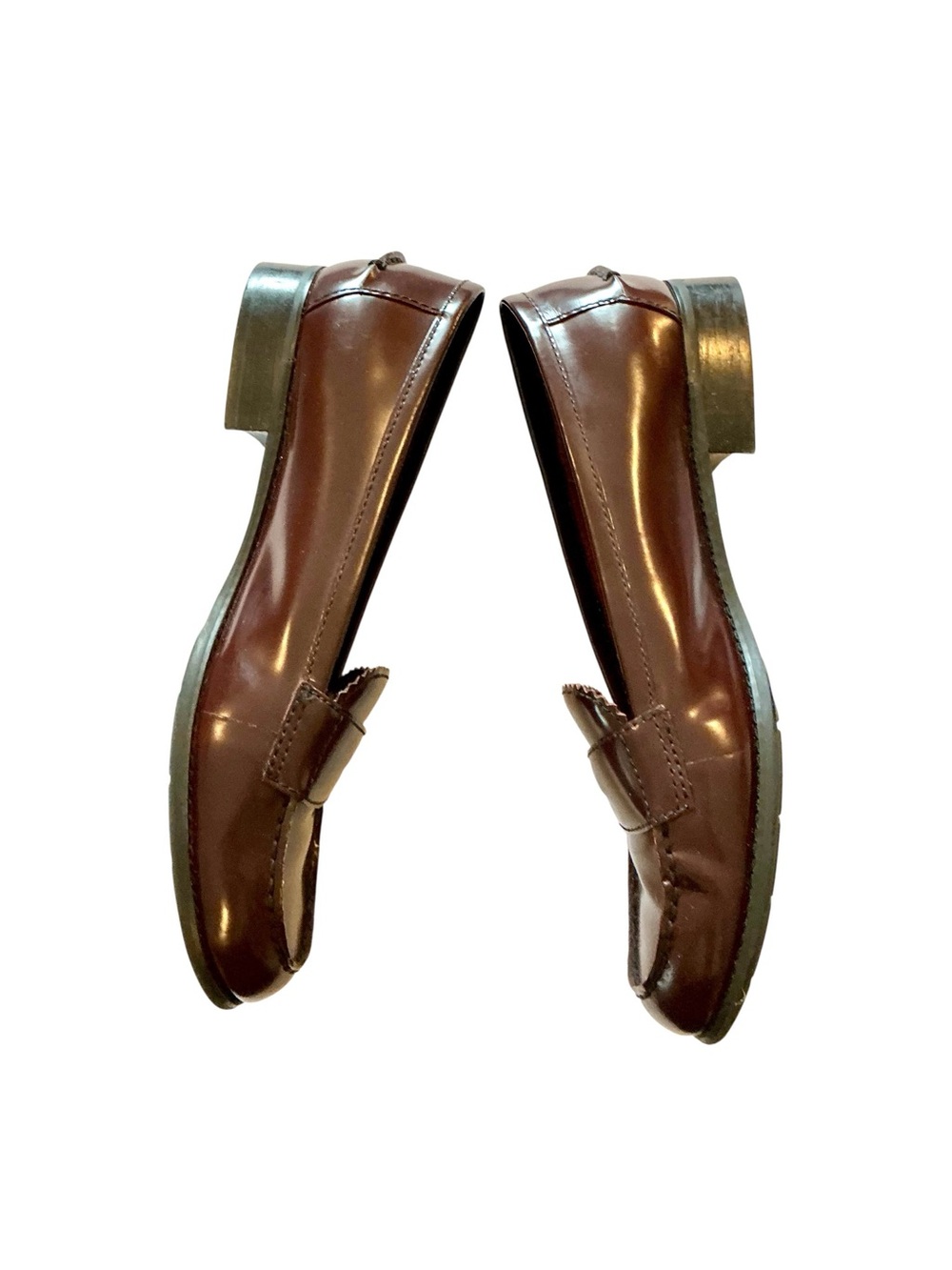 Naturalizer Women's Dark Brown Patent Leather Penny Loafers size 8 - Picture 4 of 5
